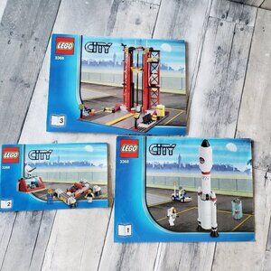 Lego City Space Center Building Instructions Manual Booklet Only For Set 3368